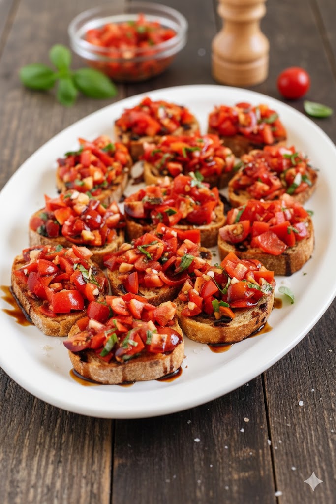 Tomato bruschetta