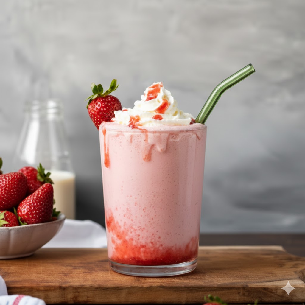 Strawberry milkshake